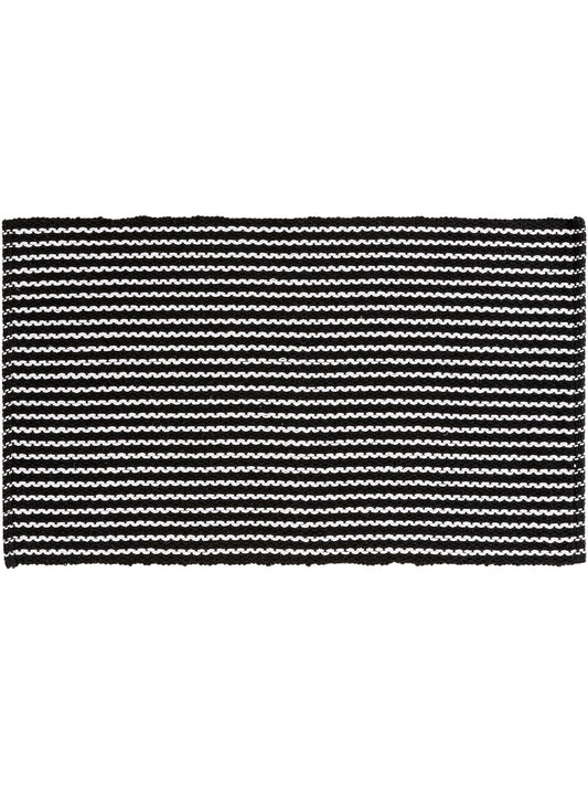 Covor de baie Bono Black/White