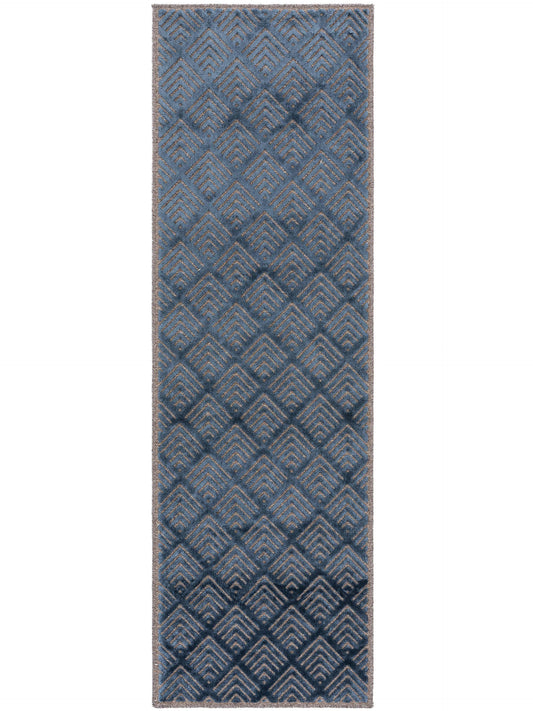 Covor din vâscoză North Dark Blue