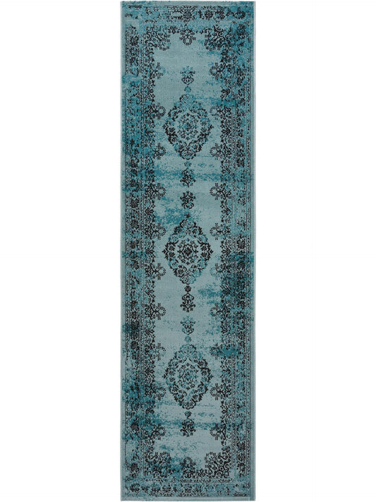 Covoraș îngust/preș - interior/exterior Antique Turquoise