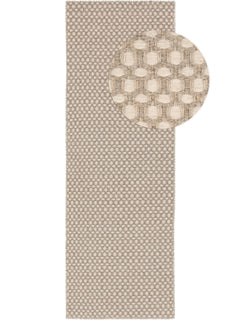 Covor de lână Traversă Hector Beige
