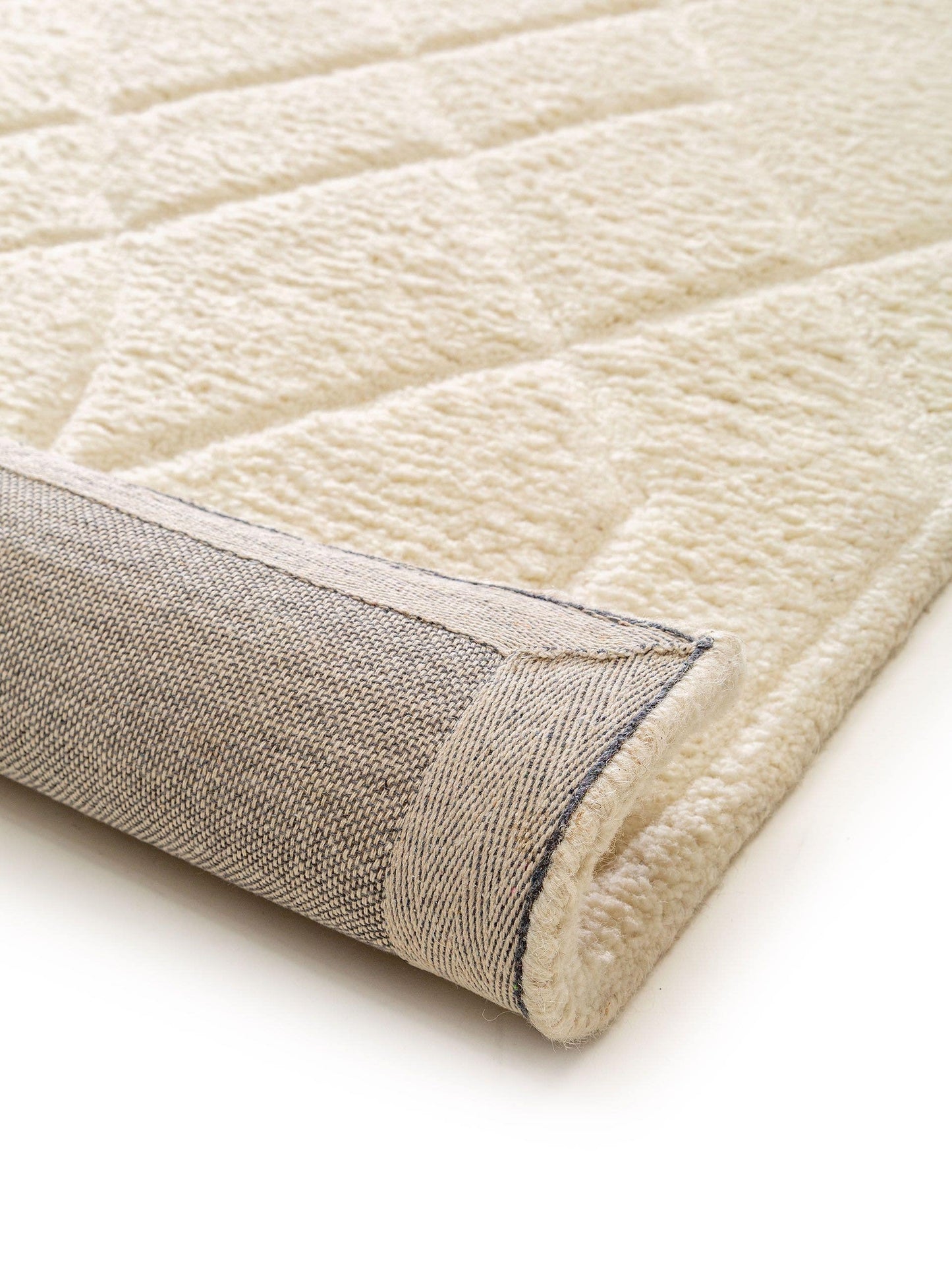 Covor de lână Maroc Ivory