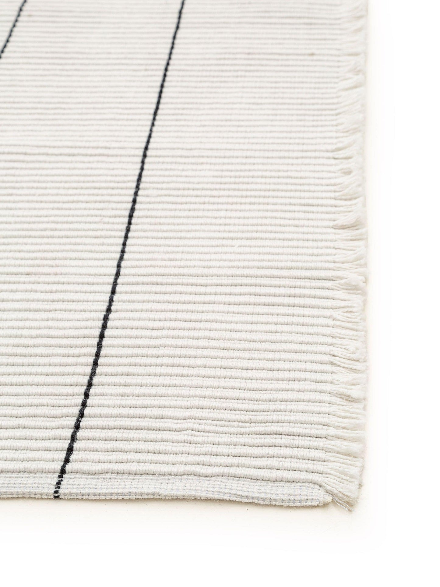 Covor din materiale reciclate Gaia White
