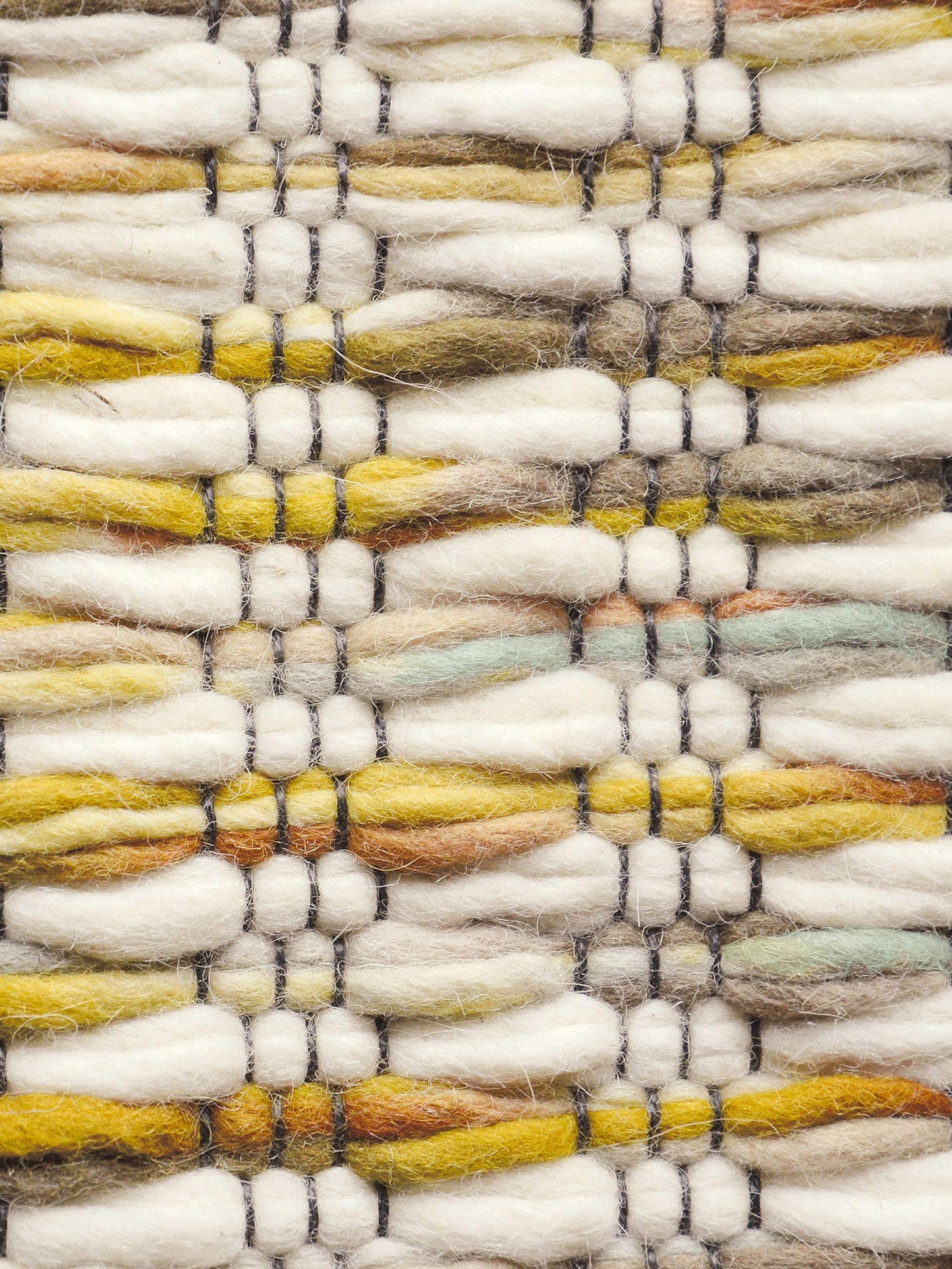 Covor de lână Grain Multicolour/Yellow