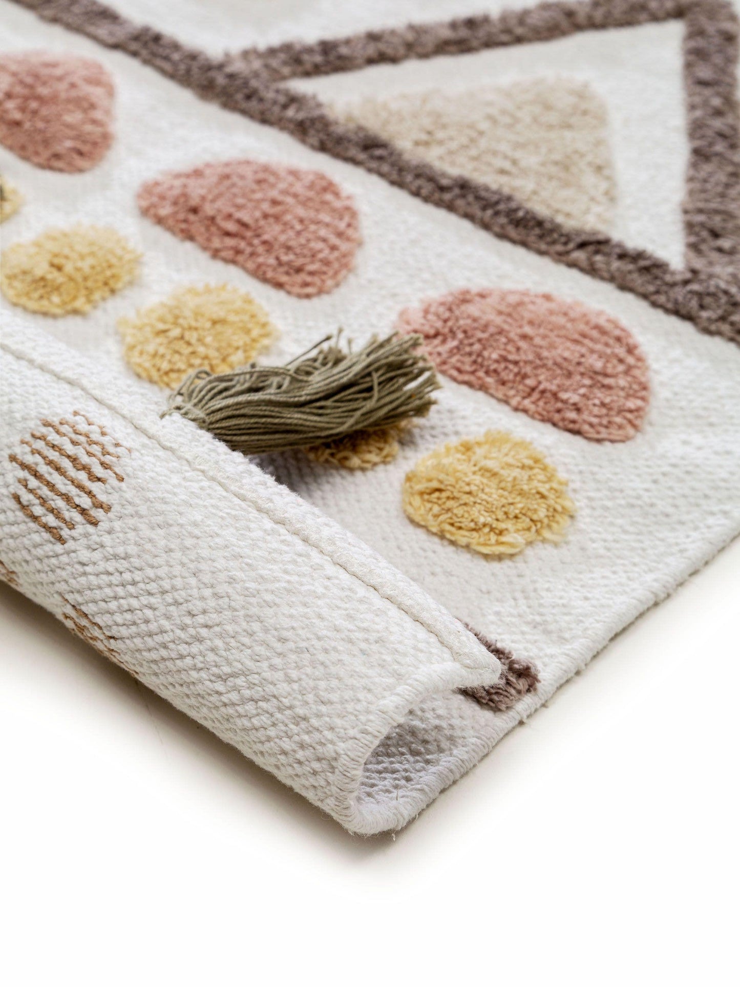 Covor lavabil pentru copii Maya Multicolour/Beige