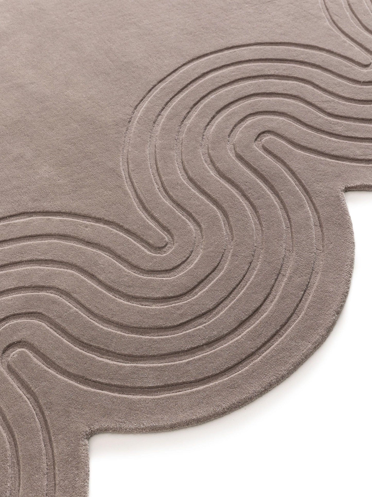 Covor de lână Helix Taupe