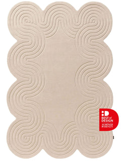 Covor de lână Helix Cream