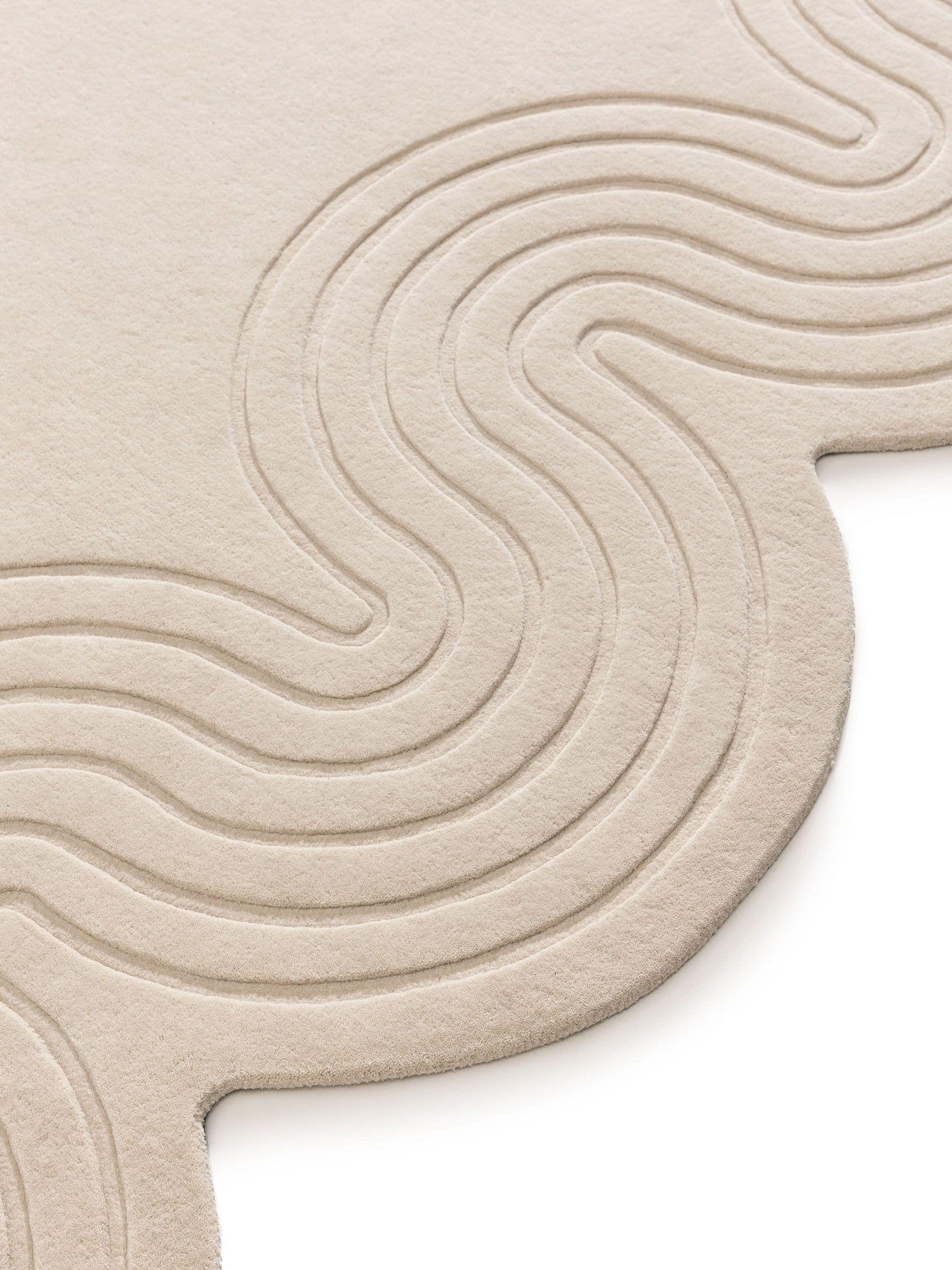 Covor de lână Helix Cream