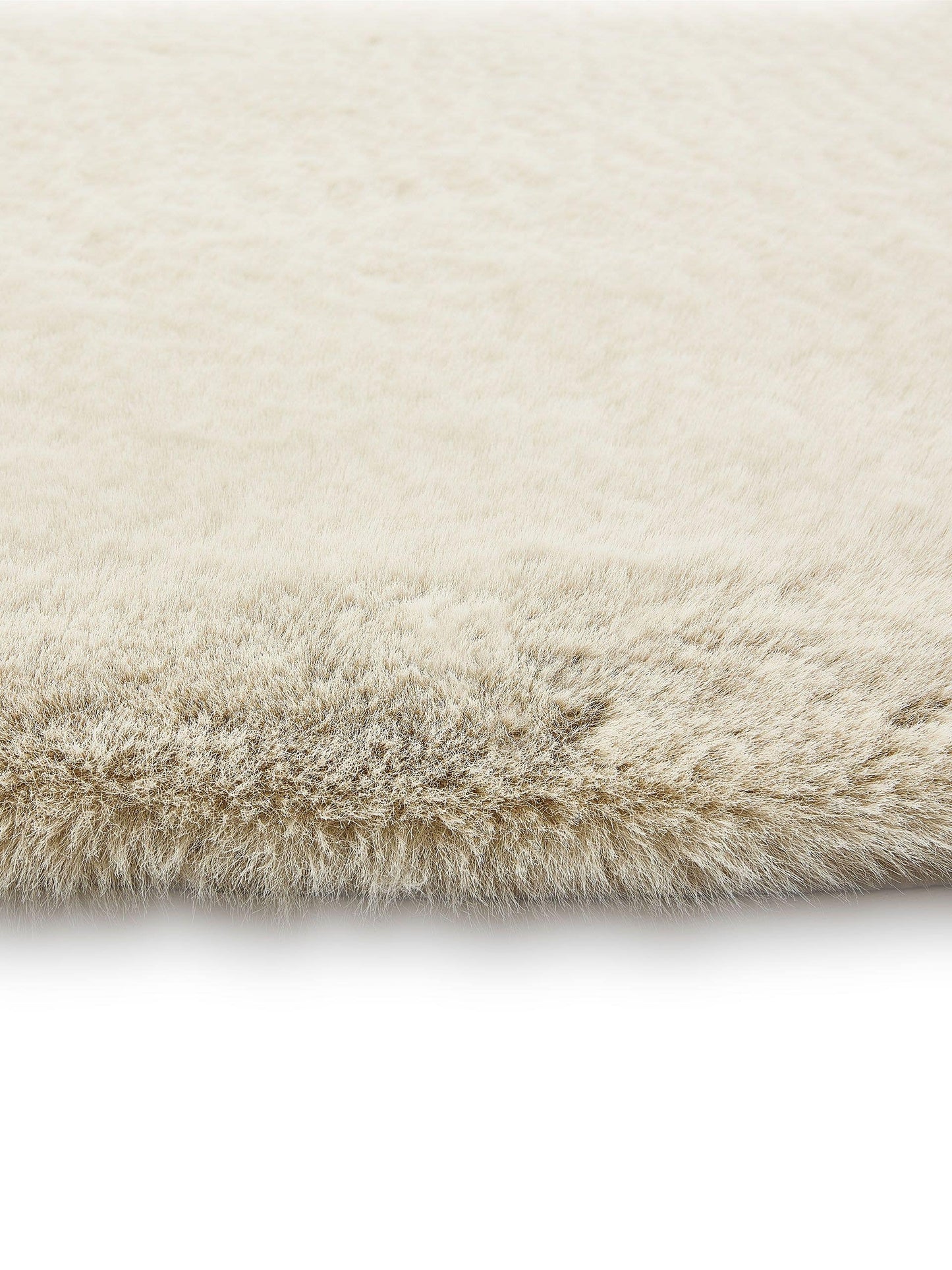 Shaggy Covor rotund Lux Cream