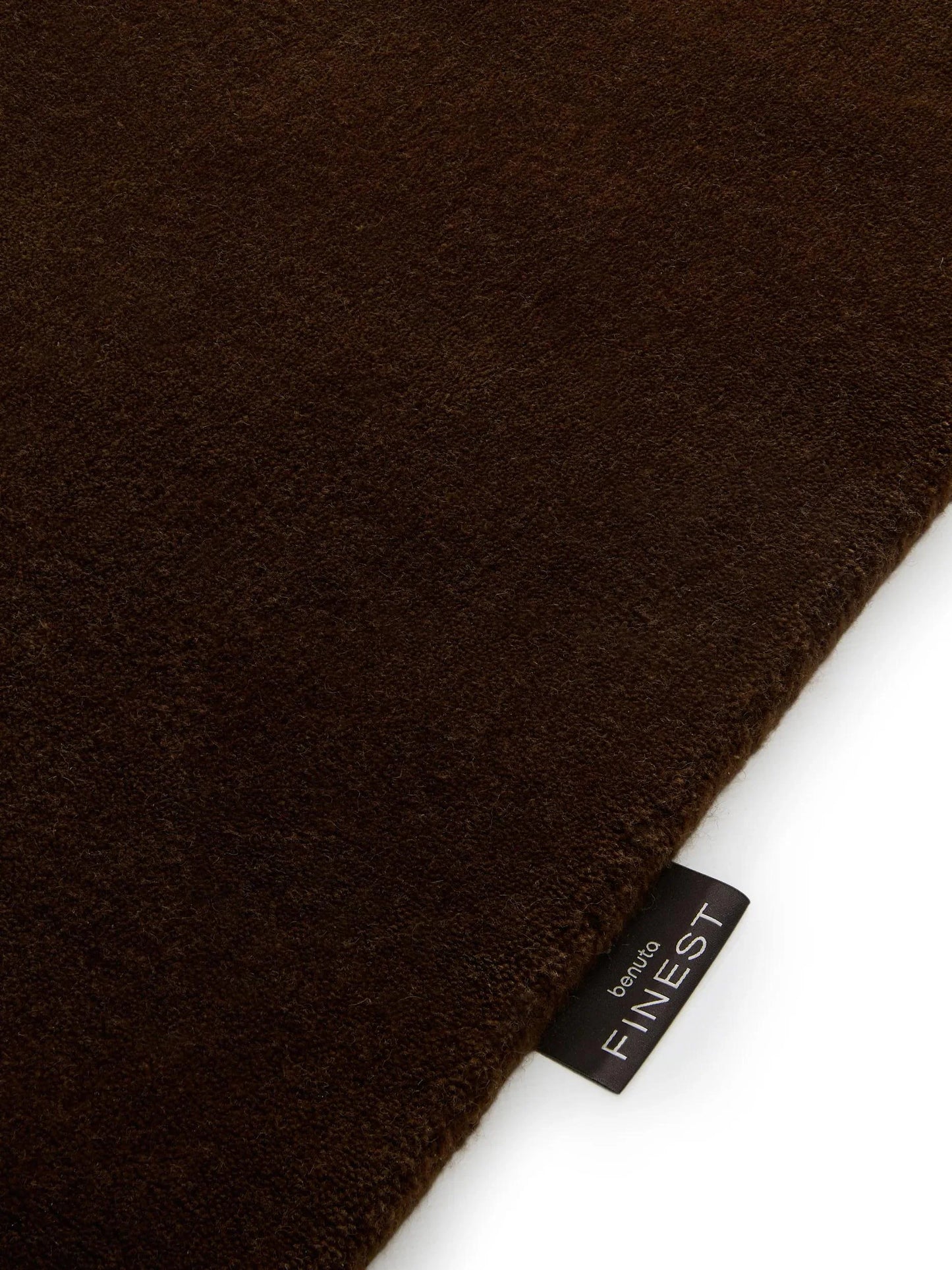 Covor de lână Mono Dark Brown