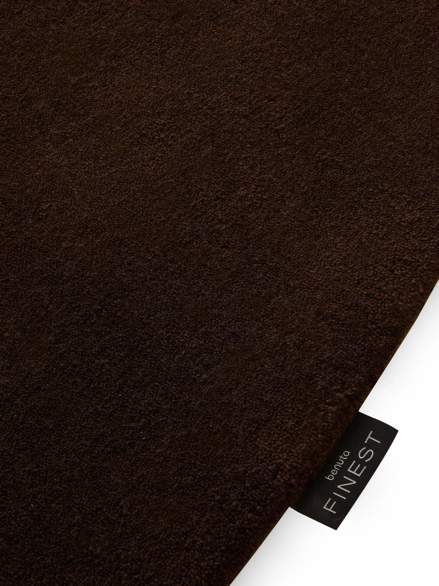 Covor de lână Mono Dark Brown