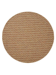 Covor rotund interior/exterior Agra Beige/Multicolour