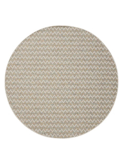 Covor rotund interior/exterior Agra Blue/Cream