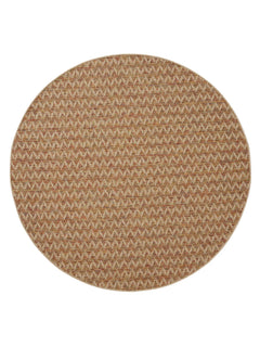Covor rotund interior/exterior Agra Beige/Multicolour