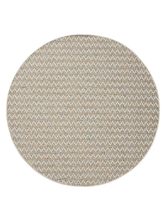 Covor rotund interior/exterior Agra Blue/Cream