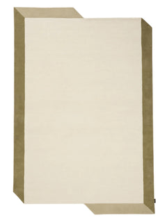 Covor de lână Aspect Cream/Green