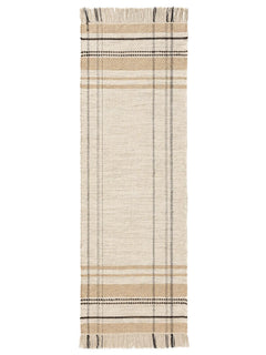 Traversă din lână Bahati Beige