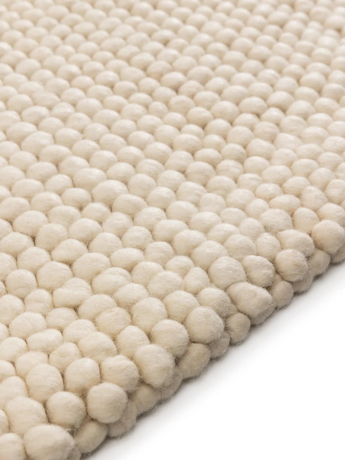 Covor de lână Beads Cream
