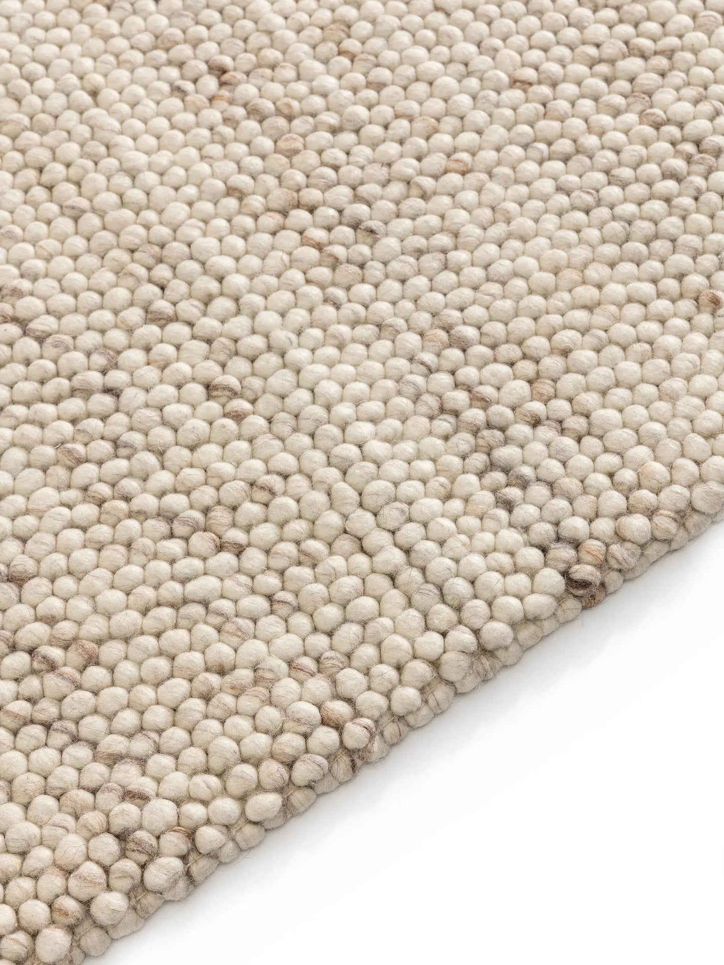 Traversă din lână Beads Beige