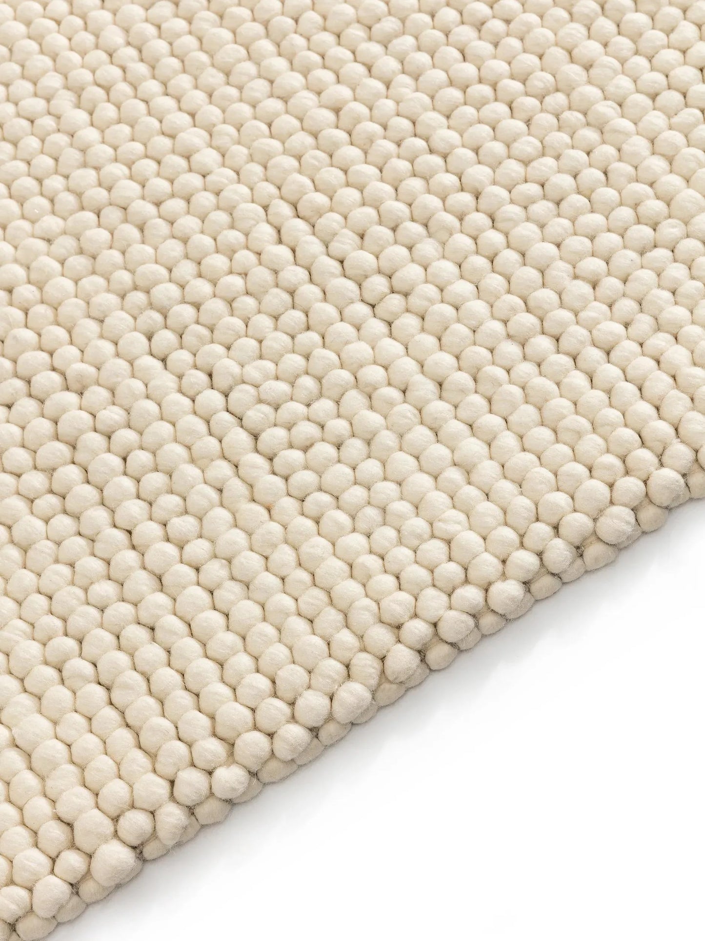 Traversă din lână Beads Cream