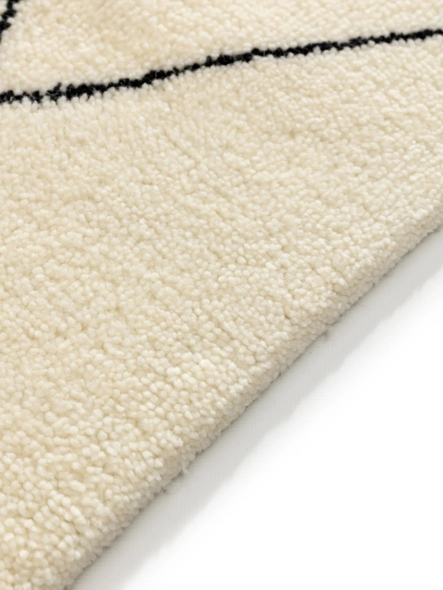 Traversă din lână Berber Cream