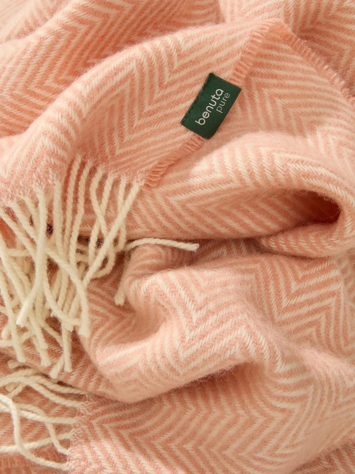 Wool Pătură Bianca Rose
