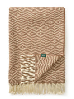 Wool Pătură Bianca Brown