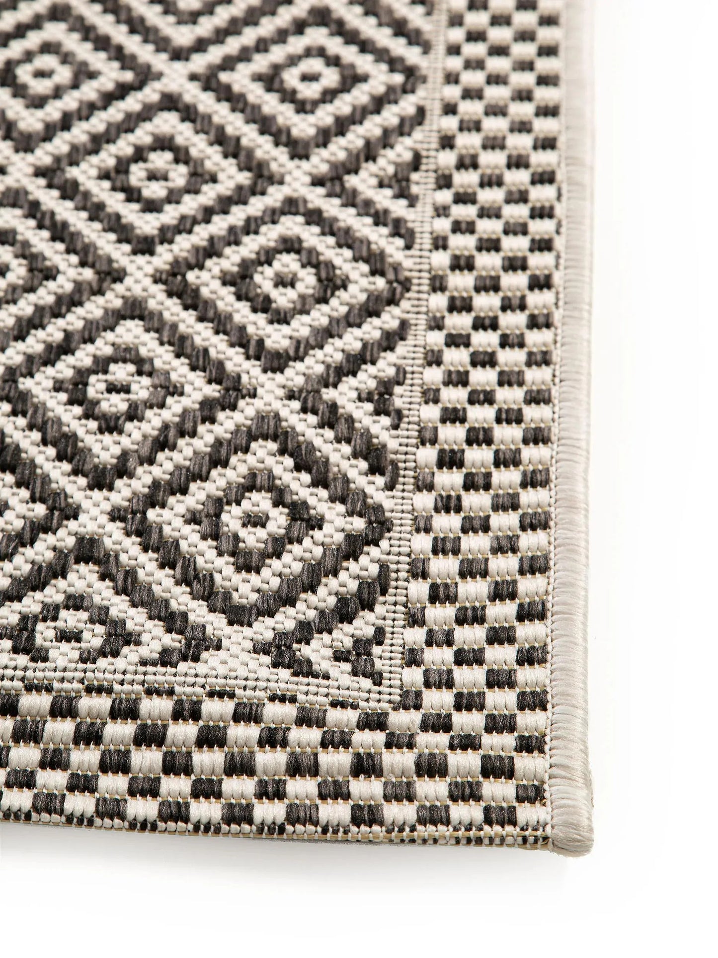 Covor interior/exterior Cleo White/Black
