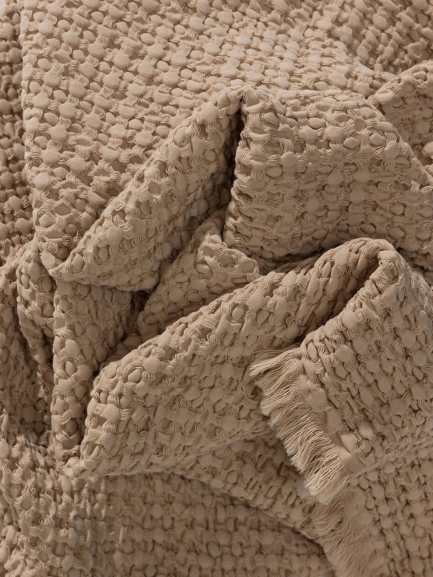 Cotton Pătură Cloe Beige