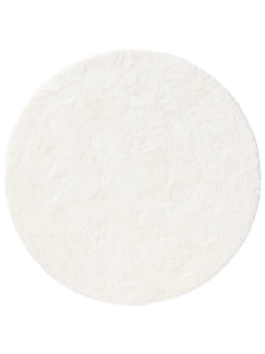 Shaggy Covor rotund Cloudy Cream