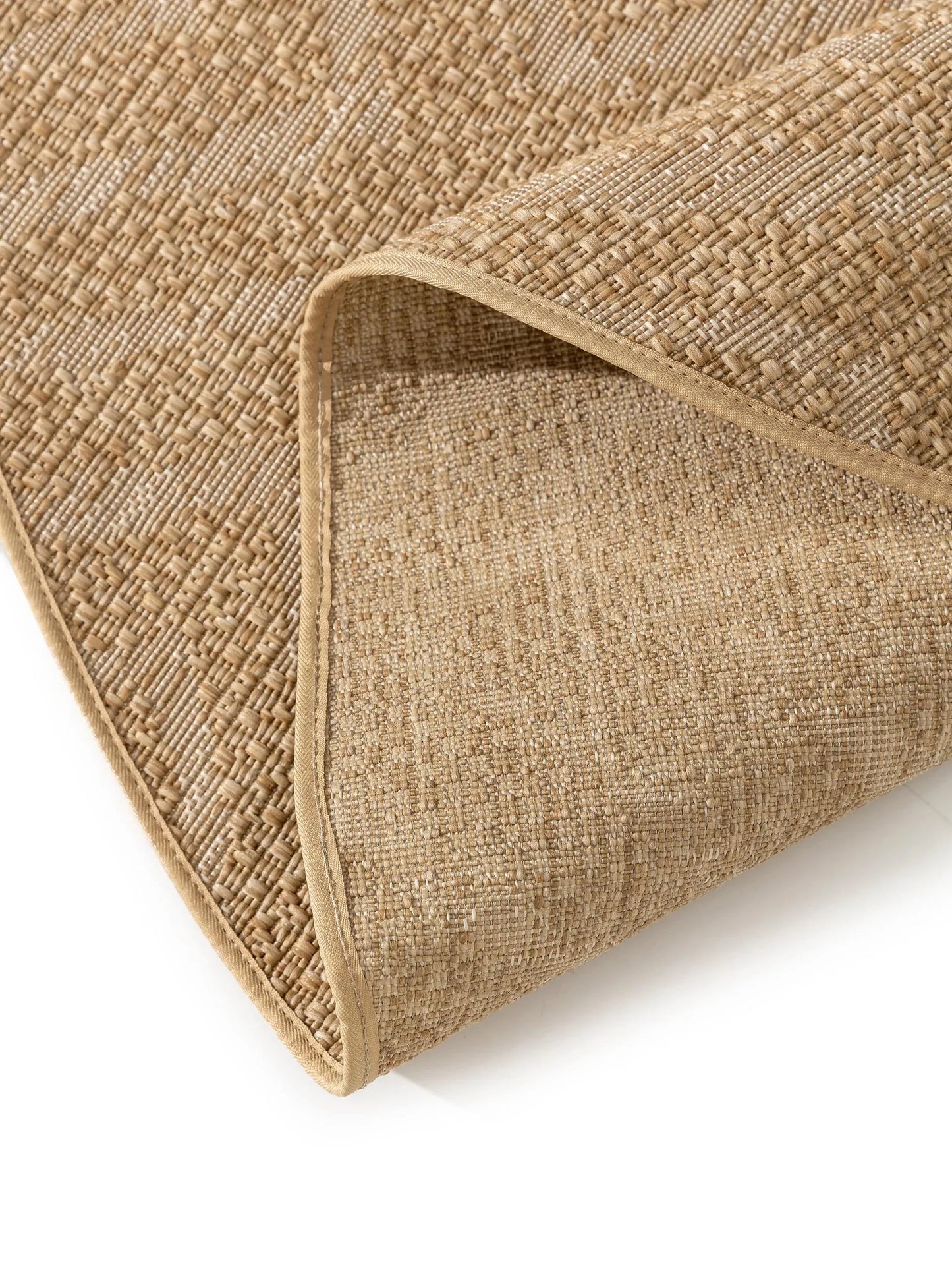 Covor rotund interior/exterior Como Light Brown
