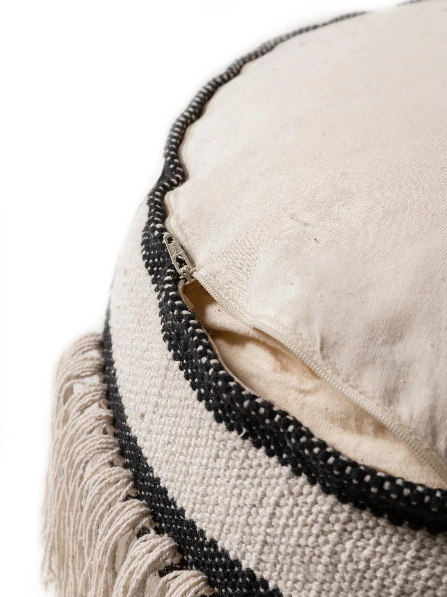 Pouf/taburet Deja Black/White