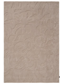 Covor de lână Fiore Taupe