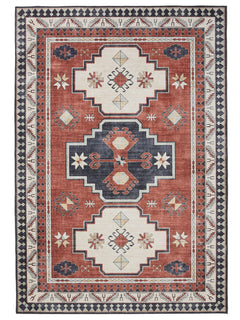Covor lavabil George Multicolour/Blue