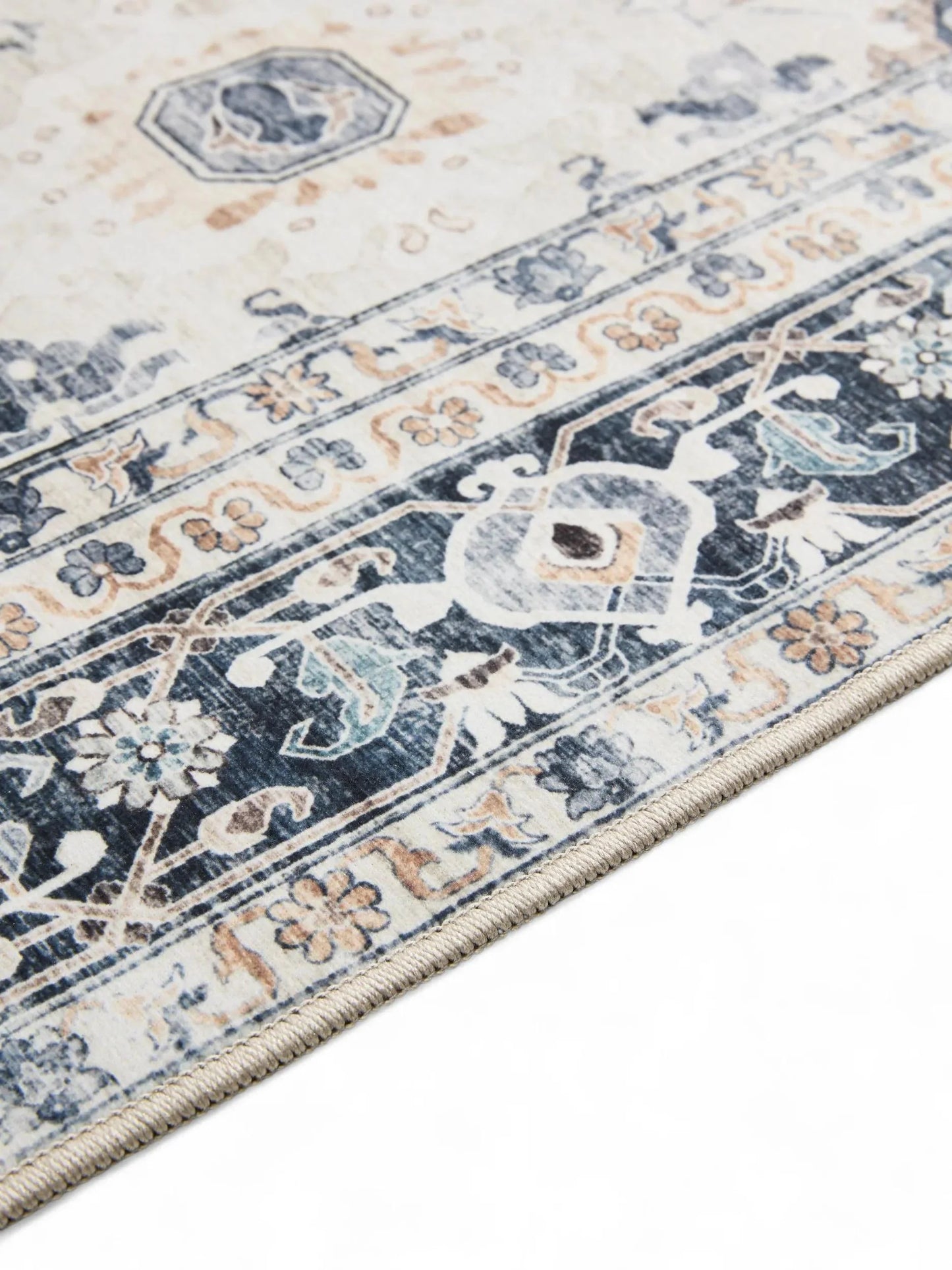 Covor lavabil George Cream/Grey