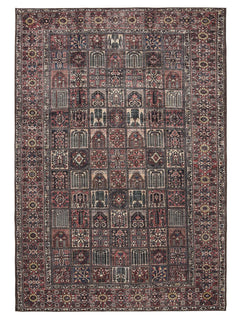 Covor lavabil George Multicolour/Red
