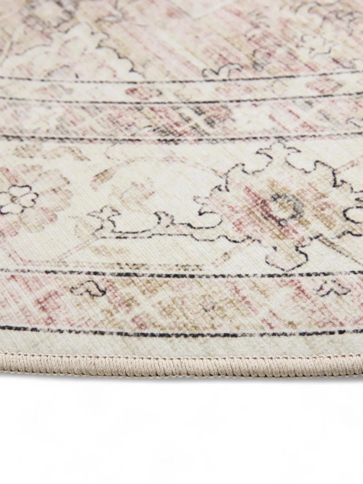 Covor lavabil George Rose/Beige