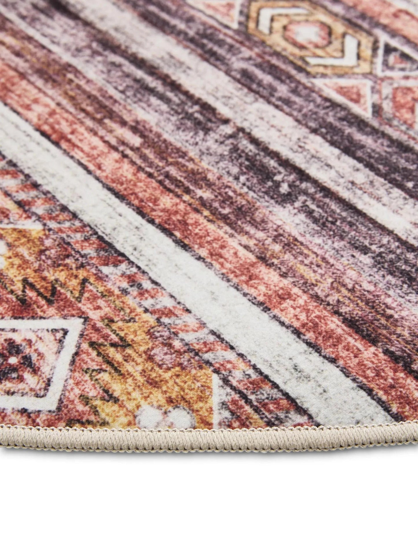 Covor lavabil George Multicolour/Pink