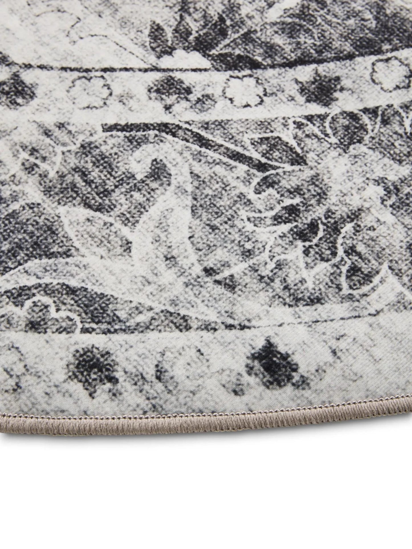 Covor lavabil George Charcoal