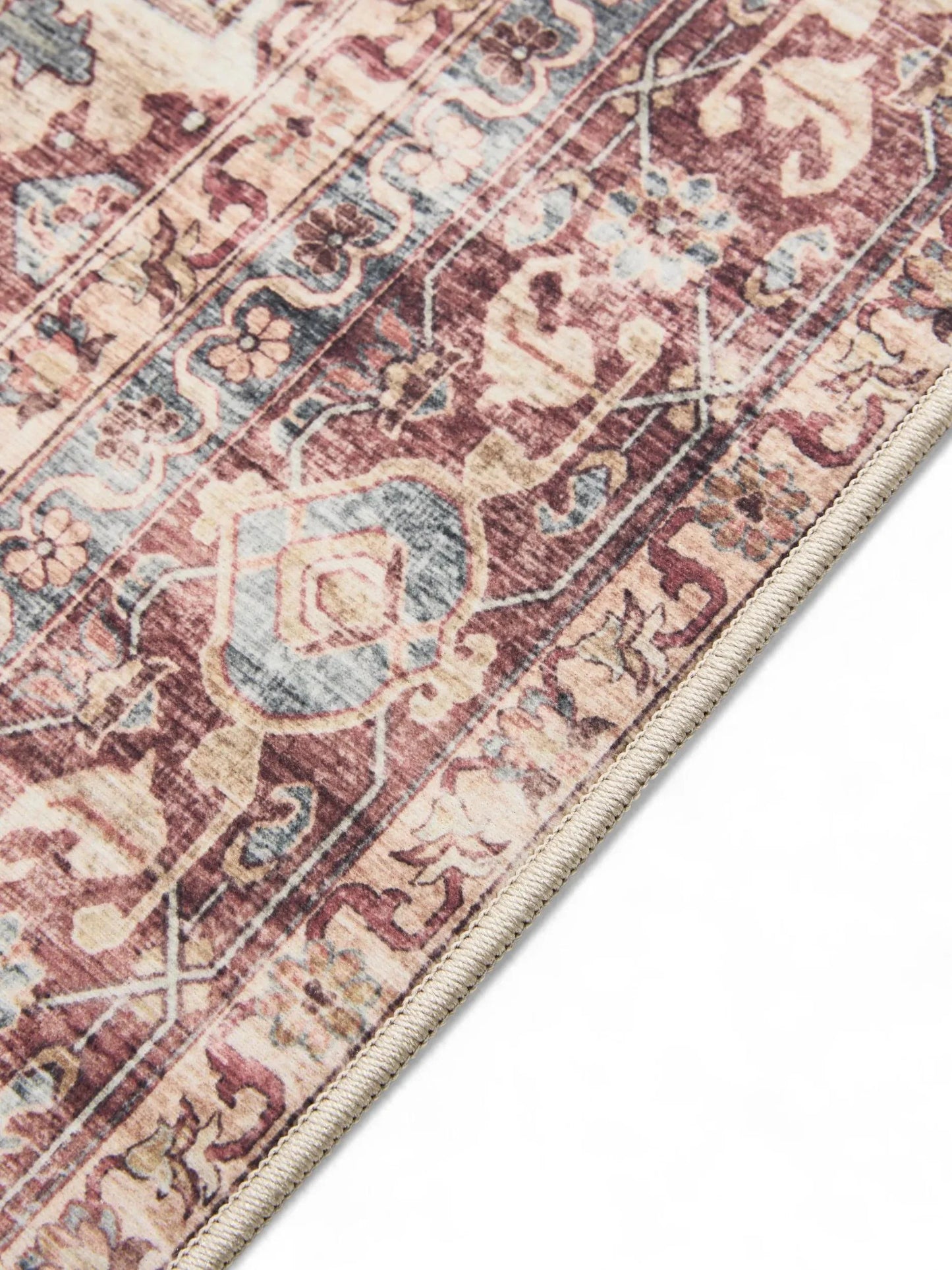 Covor lavabil George Multicolour/Pink