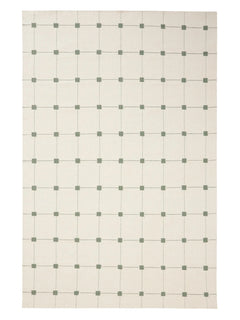 Covor de lână Grady Cream/Green