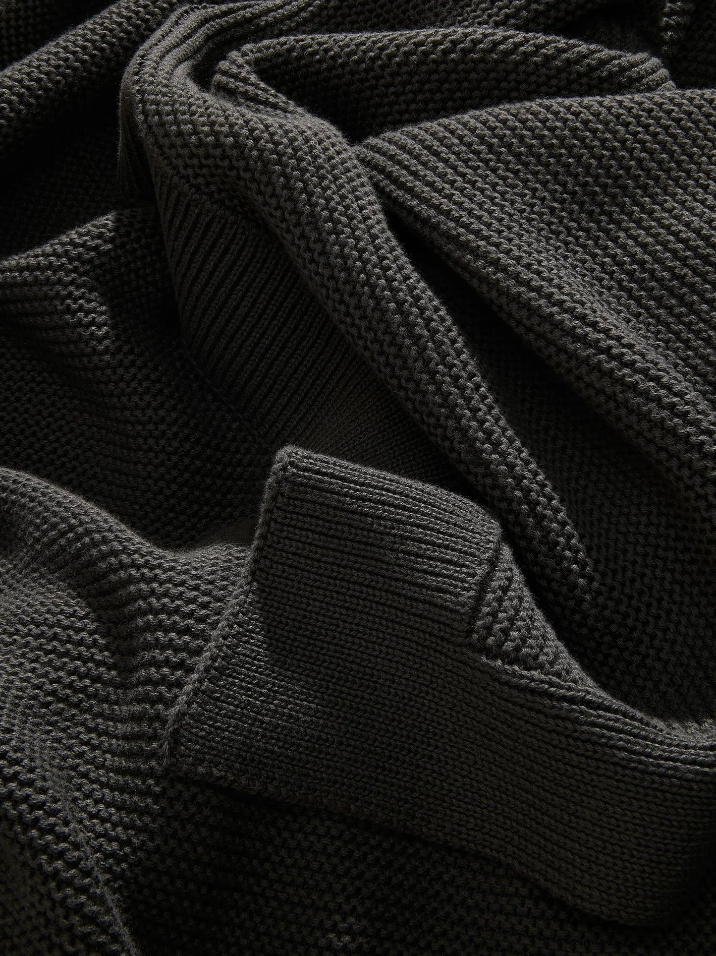 Cotton Pătură Helma Dark Grey