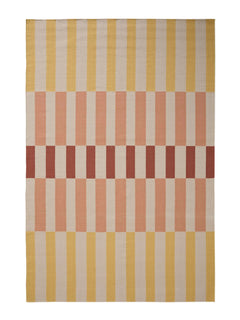 Covor țesătură plată Judith Multicolour/Yellow