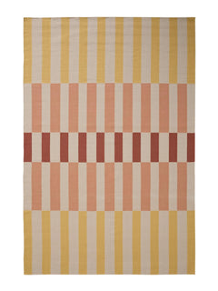Covor țesătură plată Judith Multicolour/Yellow
