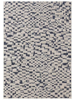 Covor interior/exterior Kaleo Blue/White