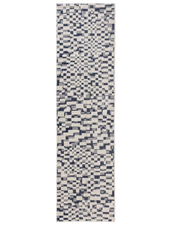 Covor interior/exterior Kaleo Blue/White