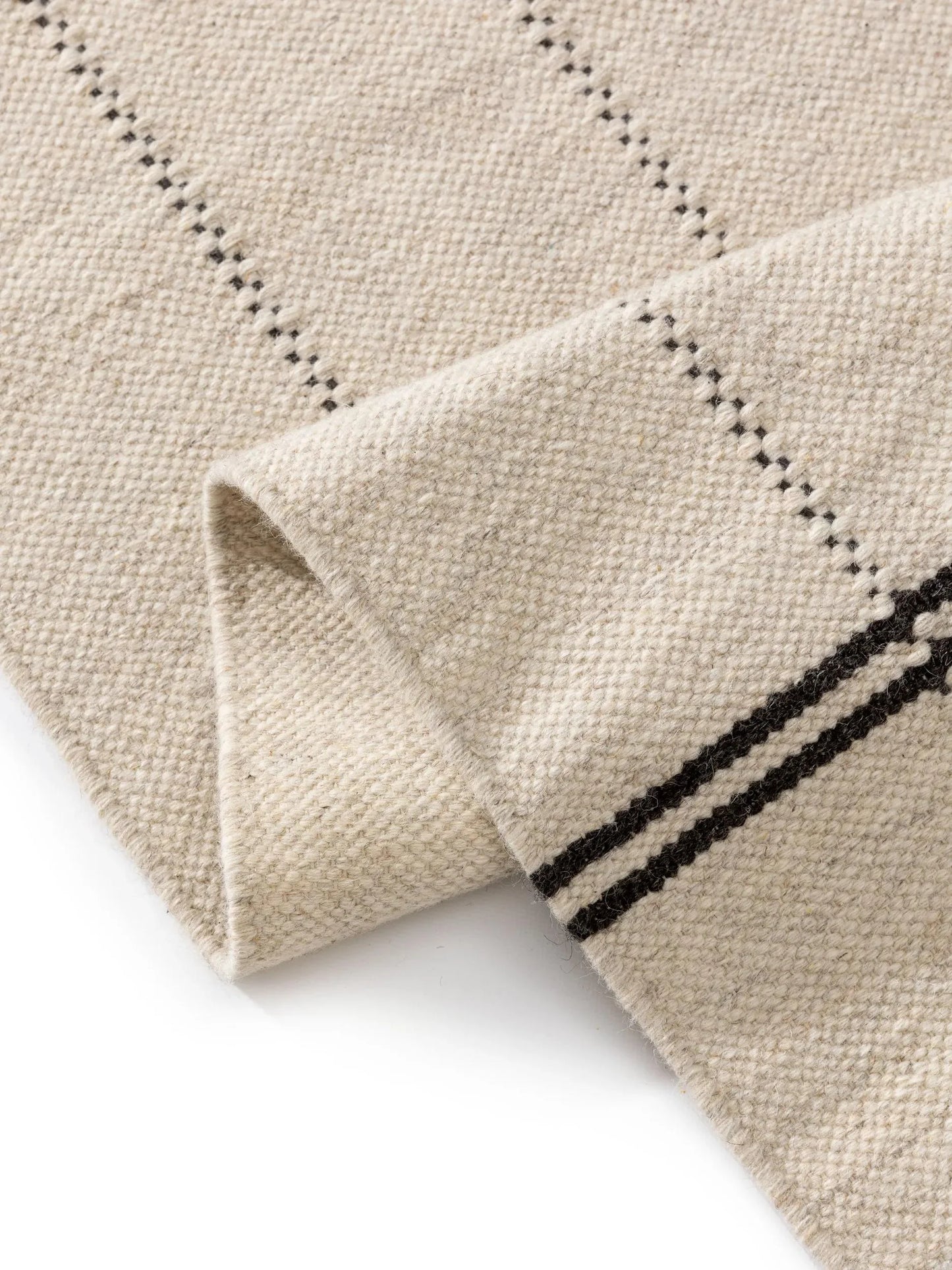 Covor de lână Kambiz Cream/Charcoal