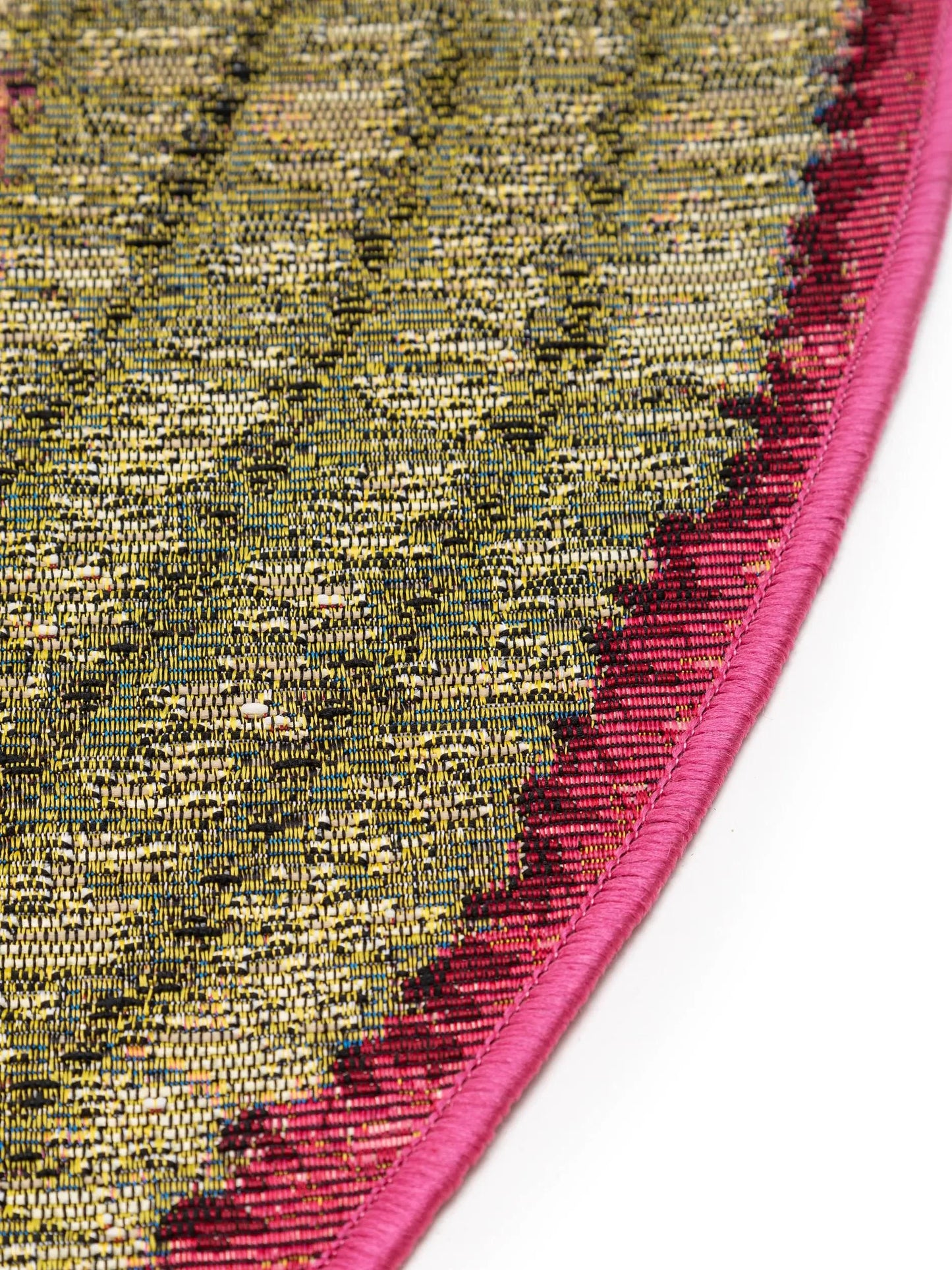 Covor rotund interior/exterior Kenya Multicolour