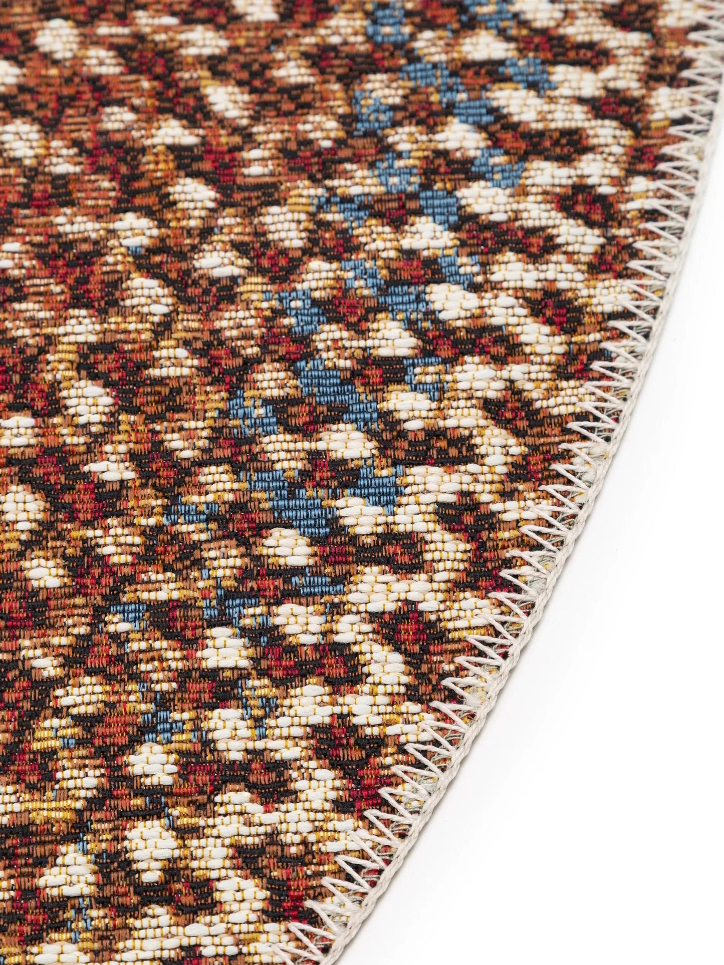 Covor rotund interior/exterior Kenya Multicolour