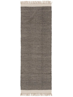 Traversă din lână Kim Black/White