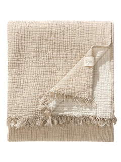 Cotton Pătură Lilo Cream/Beige